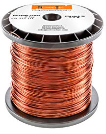Kupferlackdraht W210 Ø 0,95 mm 2 kg, ca. 310m - CU Lackdraht Grad 2 CUL Kupferdraht Gewicht 2 Kilogramm Durchmesser 0,95 Millimeter Wickeldraht Kupfer Draht nach IEC 60317-13