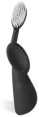 RADIUS Spazzolino da denti Flex mano destra nero/bianco 1 unità | Senza BPA e ADA accettato | Progettato per migliorare la salute delle gengive e ridurre il rischio di malattie gengivali