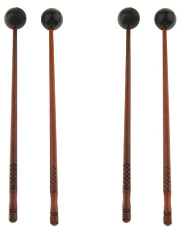 SDENSHI 2 Paare Tongue Drum Percussion Hand Pan Drum Trommel Schlägel Zungentrommel Drumsticks