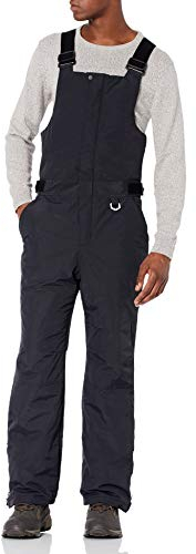 Amazon Essentials Salopette de Neige Isolante résistante à l'eau Homme, Noir, XS