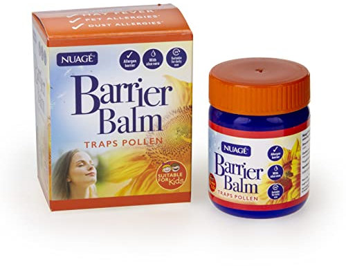 Nuage Baume barrière contre le rhume des foins et les allergènes – Piège le pollen, les allergènes et la poussière | Infusé avec de l'aloe vera – Convient pour un usage quotidien (50 g)