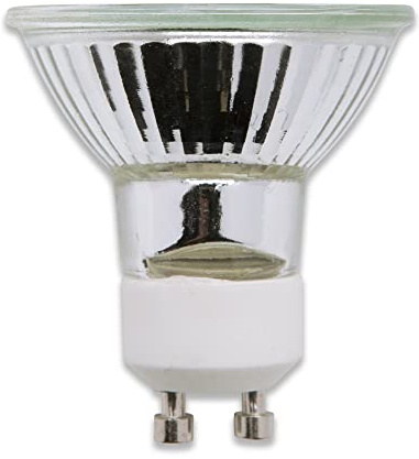 lumenivo 75W MR20 Heat Light Bulb for Reptiles Reptile Light for Carolina Custom Cages UVB Halogen Basking Light - GU10 Twist Lock Base Bulb for Turtle, Bearded Dragon, Other Reptiles - 1 Pack
