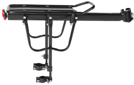 Fahrradrücksitzträger, Leistungsstarke Aluminiumlegierung Schnellspanner Fahrradgepäckträger 50kg/110lb Hohe Belastung für Mountainbike und Rennrad