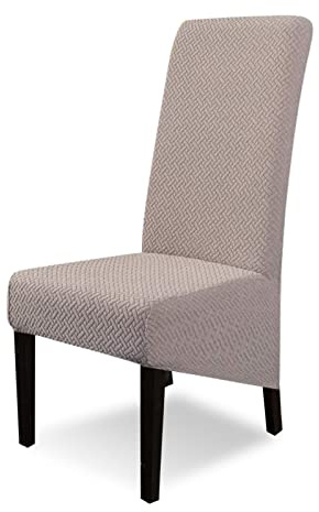 Lydevo Stuhlhussen XL 6er Set Stretch Stuhlhussen Schwingstühle XL für Esszimmerstühle Spandex Universal-Stuhlbezug Large Dining Chair Schonbezüge für Stuhl Esszimmer Hotel Bankett,Diagonal#Kamel
