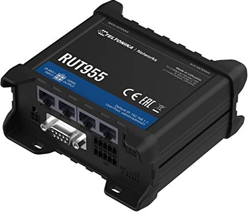Teltonika RUT955 routeur sans Fil Fast Ethernet 4G Noir