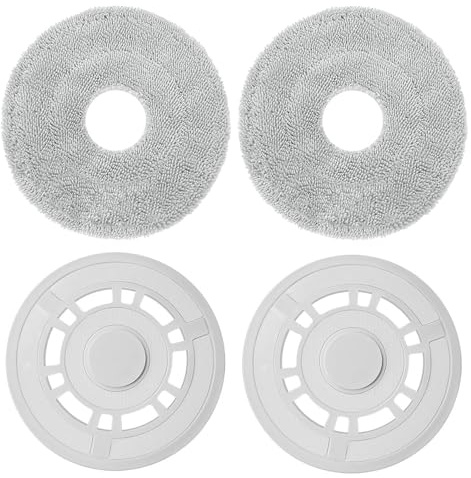 Serpillières Supports pour Dreame L10(S) Ultra/ L10S Pro (Gen2)/ L10 Prime | Compatibles avec Aspirateur Robot Xiaomi X20+, Dreame L10S Pro Gen 2/ L10 Ultra/ L10S Pro/ L10S Ultra/ L10 Prime/ X20 Pro