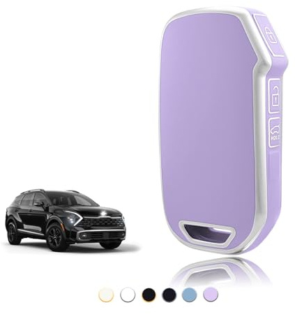 TOOMUME Funda Llave Coche para Kia Sportage Ceed Xceed Proceed Niro Sorento | Silicona Suave, Antigolpes, Anticaídas, Antiarañazos, Carcasa Protectora Llave para Stonic Picanto Rio Soul Carens Seltos EV6