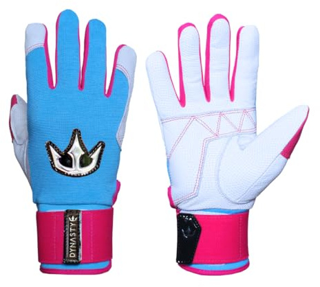 DYNASTY BASEBALL Bomb Squad Series Batting Gloves (Cotton Candy, Medium)