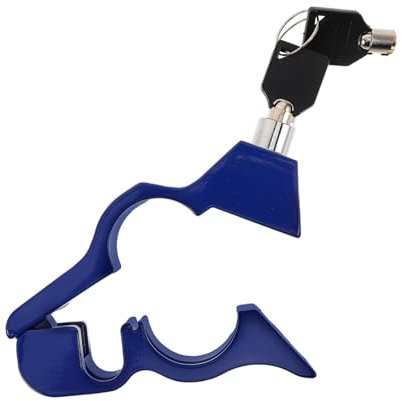 GARVALON Motorcycle Throttle Lock Robustes Anti-diebstahl-Lenker Schloss Aus Aluminiumlegierung Für Motorräder Elektrofahrräder Und Roller Einfache Installation Und Universelle