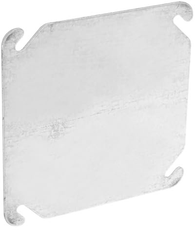 Tapa Ciega Cuadrada de Acero Inoxidable para Caja Eléctrica