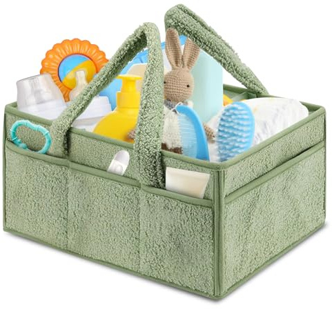 Organizador de pañales para bebé, organizador de pañales, organizador de cambiadores, cesta para pañales, organizador de pañales, organizador de pañales para el hogar, bolsa de fieltro con