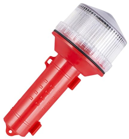 Syengery Fiochi marini, luci stroboscopiche a LED - Segnali di soccorso visivo per le barche,Segno di avvertimento marino portatile, accessori per la sopravvivenza impermeabile, forniture in barca per