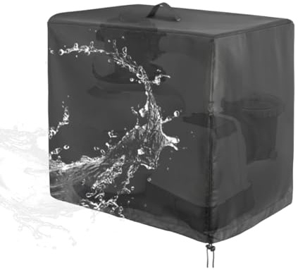 Generisch wasserdichte Sandfilteranlage Abdeckung für Poolpumpe, 420D Oxford Stoff Regen- & Staubschutz für Swimming Pool Sandfilterpumpe, verstellbare Schnur & Reißverschluss