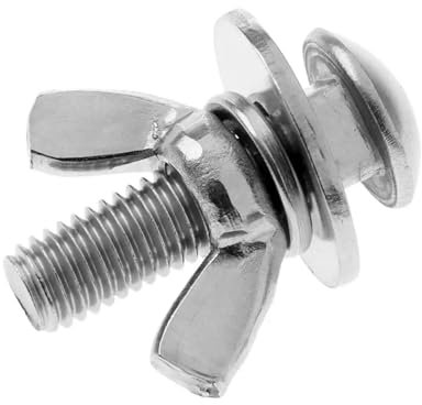 1 set di bulloni a farfalla e rondelle con dadi ad alette in acciaio inossidabile 316 for piastra posteriore Tech Diving Back Plate Accessories