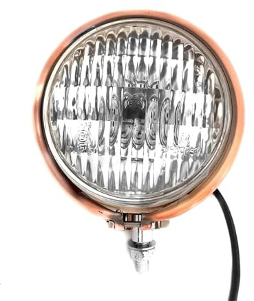 Faro Proiettore Moto Per Suzuki Per Cafe Per Racer Parti Di Motociclette Faro Per Motocicletta Personalizzato In Rame Da 4,5 