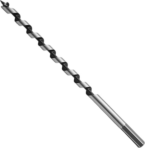 10mm x 230mm Long Wood Auger Drill Bit, 1 Pcs Hex Shank Wood Drill Bits Hexagonal Auger Hex Shank Straight Drill Bits for Fast Boring Cuts Shallow & Deep Holes in Woods Brick Tile and Plastic
