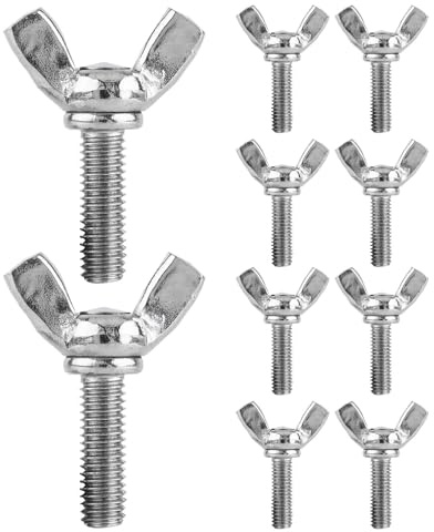 Vingskruv M5 20mm 10 st 304 Rostfritt Stål DIN316 Vingformad Huvudfäste för Industriell Maskinreparation
