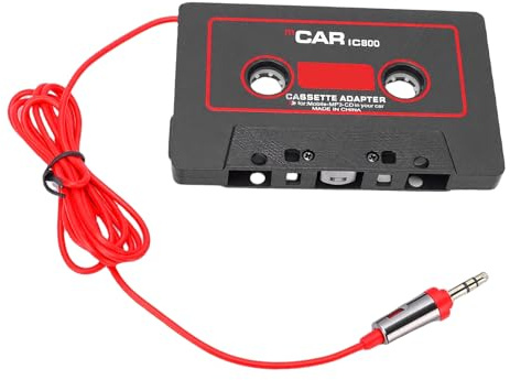 XUMIUZIY Auto Kassetten zu Aux Adapter, Typ C auf 3,5 Mm Klinke, Kassettenadapter mit Metallgehäuse, TPE Kabel, für Typ C Geräte, MP3, MP4, CD, MD, Computer, Telefon