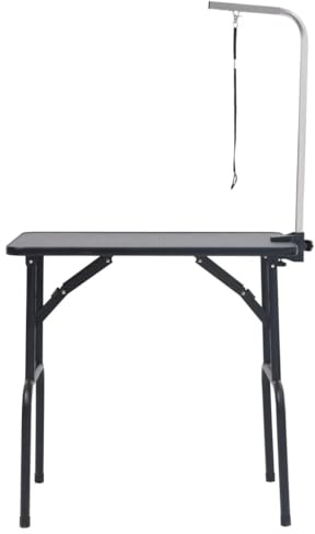 Topmast Tavolo da toelettatura Noir Groomstyle XL - Nero - 106 x 61 x 76 cm