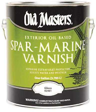 OLD MASTERS 92401 Spar Marine Varnish, Gloss