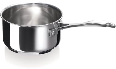 Beka Chef - Casserole Inox 18/10 - 16 cm - Tous Feux Compatible Induction - Manche Ergonomique, Argenté