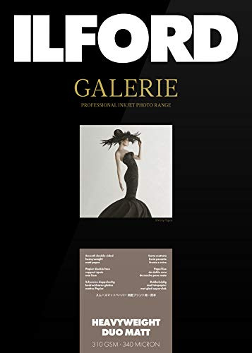 ILFORD GALERIE Heavyweight Duo Matt 310gsm A4-210mm x 297mm 50 Blatt