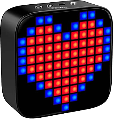 Lexibook, iParty, Enceinte Bluetooth FLASHBOOM® Show, Son de Haute qualité, Animation de Pixels Lumineux Incroyables, fontion TWS, Microphone intégré, BTL61