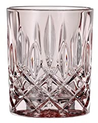 Spiegelau & Nachtmann, 4-teiliges Whiskybecher Set, Rosa Whiskygläser, Kristallglas, 295 ml, Rose, Noblesse Fresh, 104194