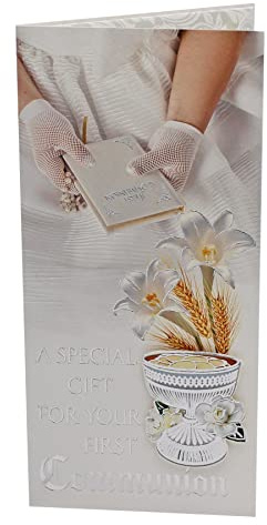 Holy Communion Gift Card Money Wallet - Girl C27754 7544
