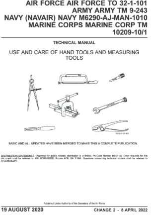 TM 9-243 USE AND CARE OF HAND TOOLS AND MEASURING TOOLS