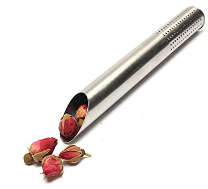 Infusor De Té Tubo inclinado de acero inoxidable Tea Fuga Brewer Modern Simple Tea Brewer Tea Colador