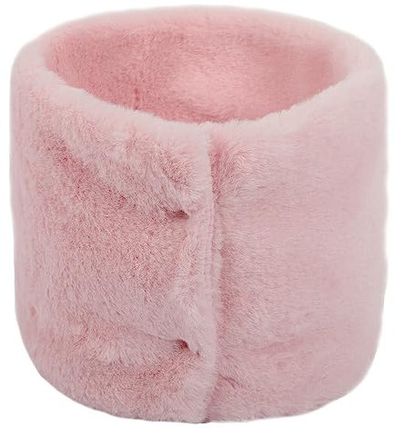 ihreesy Unisex Winterschal, Winter Halsmanschette Warm Strick-Snood Herren und Damen Halsmanschette Nackenwärmer Weiche Loop Schal Halsschlauch für Radfahren Motorradfahren Skifahren,Rosa