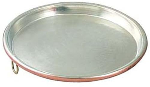 1PEZZO TEGLIA IN RAME STAGNATO PER FARINATA - cm.34x2h.