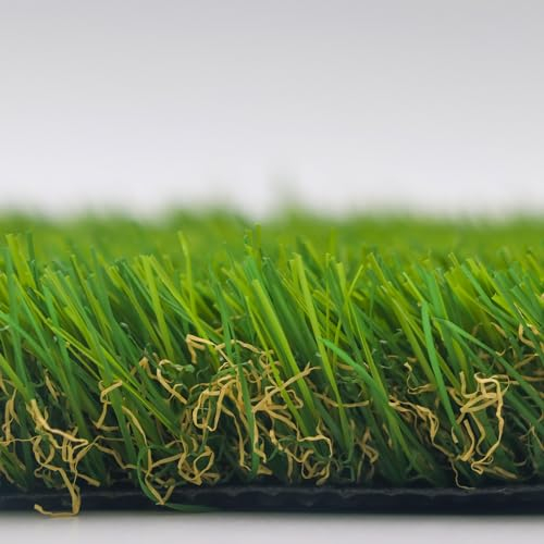 Mondo Viro Kunstrasen für den Garten Happes dekorativer Rasenteppich von hoher Qualität (m 1 x 10 x 20 mm)