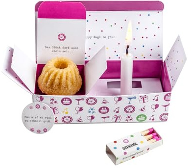 HappyGugl2U mit GlücksGugl Bourbon-Vanille - Mini-Gugelhupf