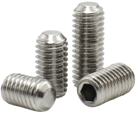 DLNTXFDG 20PCS-1PCS M1,6 M2 M2,5 M3 M4 M5 M6 M8 M10 M12 Kopflose Innensechskant Madenschraube(2mm,M3 (20pcs))