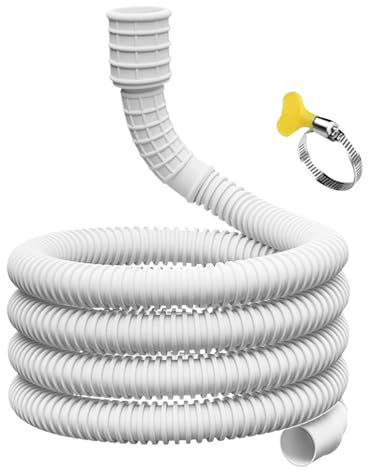 uni-versal Air Conditioner Drain Hose 16mm, 3/4 m Ablaufschlauch Für Mobile Klimaanlage, Luftentfeuchter Ablaufschlauch Mit Verbindungsclip, Für Die Meisten Luftentfeuchter Und Klimaanlagen