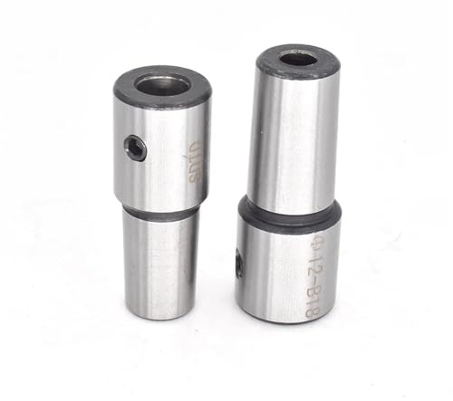 NZBZKKNBCP 1pcs 5mm 6 8 10 12 14 15 16mm drill chuck connecter B10 B12 B16 B18 tapper chuck adapter for drilling machine Chuck knife holder(12mm-B18)