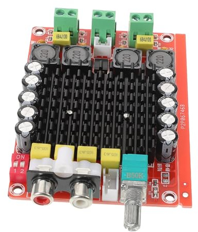NUOBESTY Scheda Amplificatore Per Auto Scheda Subwoofer Amplificatore Audio Stereo Compatibile Alimentazione Realizzata in Materiale Per Esperienza e Coinvolgente