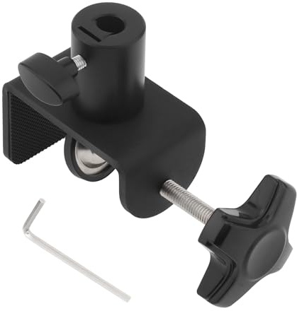 OriGlam Heavy-Duty Metal Table Mount Clamp, Desk Table Mount C Clamp Replacement, C-Clamp Base Stand Mounting Accessory for Microphone Stand Mic Boom Scissor Arm