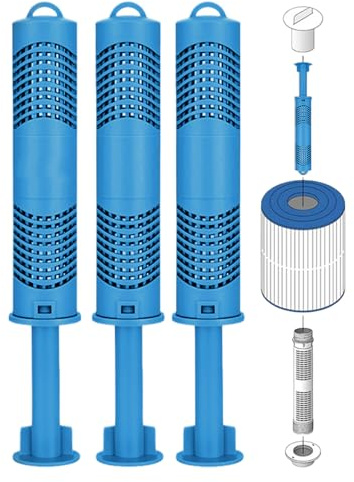 Hot Springs - Cartuccia agli ioni di argento, purificatori d'acqua dolce automatici resistenti al calore, cartuccia naturale per vasche idromassaggio, piscine, uso interno ed esterno, manutenzione