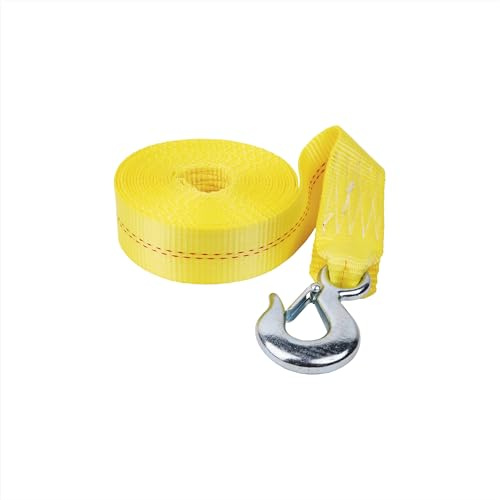 Fulton WS20HD0600 Heavy Duty Trailer Winch Strap with Hook 2 x 20'