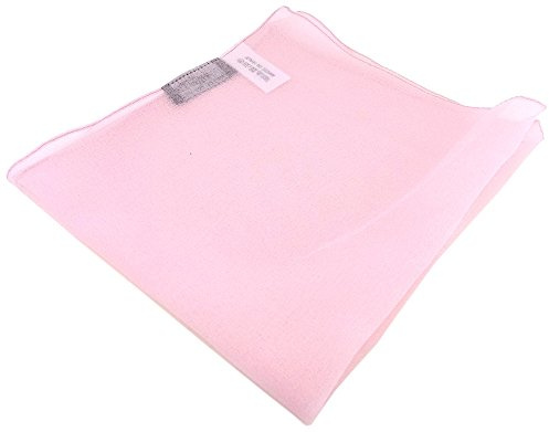 TigerTie - feines Chiffon Einstecktuch in einfarbig Uni - Tuchgröße 30 x 30 cm