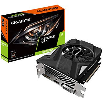 Gigabyte GeForce GTX 1650 Super OC 4G scheda grafica, ventola da 90 mm, GDDR6 a 128 bit, scheda video Gv-N165SOC-4GD