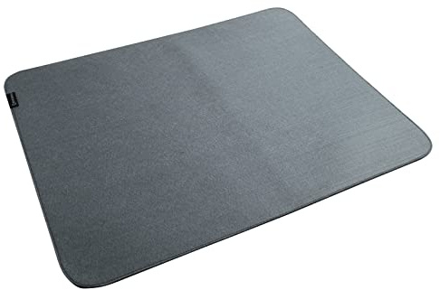 Exacompta 29814E Schreibunterlage Teksto, aus RPET-Filz (gewonnen aus dem Recycling von Plastikflaschen), Format 50 x 65 cm, grau, wird gerollt geliefert, perfekt für Büro und Homeoffice