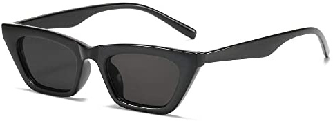 Dollger Sonnenbrille für Damen und Katzen, UV-Schutz, Vintage-Stil, Cat Eye Sunglasses Retro, quadratische Brille, kleine Auge