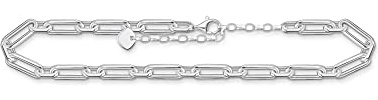 THOMAS SABO Fußkette Glieder Silber 925 Sterlingsilber
