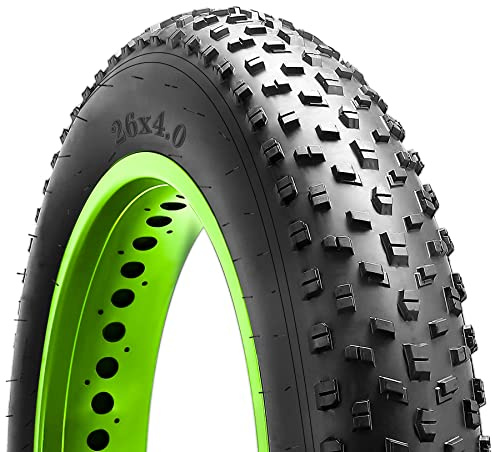 Fat Tires 20/26 x 4,0 Fahrradreifen, Elektrofahrrad Mountainbike Draht Reifen Klappbar Dual Wide Mountainbike Snow Bike Zubehör (66 x 10,2 cm)