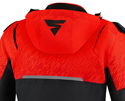 SHIMA DRIFT HOOD - Kapuze für SHIMA DRIFT Herrenjacke, Mehrfarbig | Reißverschlussverbindung (Rot, ONE SIZE)