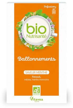 Vitavea Infusion Ballonnements Bio 20 Sachets